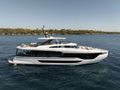 BK Azimut Grande 26m - anchored side profile BK Azimut Grande 26m - anchored side profile