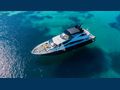 BLACK MAMBA Sunseeker 86 Yacht aerial top shot