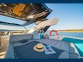 BLACK MAMBA Sunseeker 86 Yacht flyridge sun bed