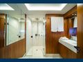 BLACK MAMBA Sunseeker 86 Yacht master cabin bathroom