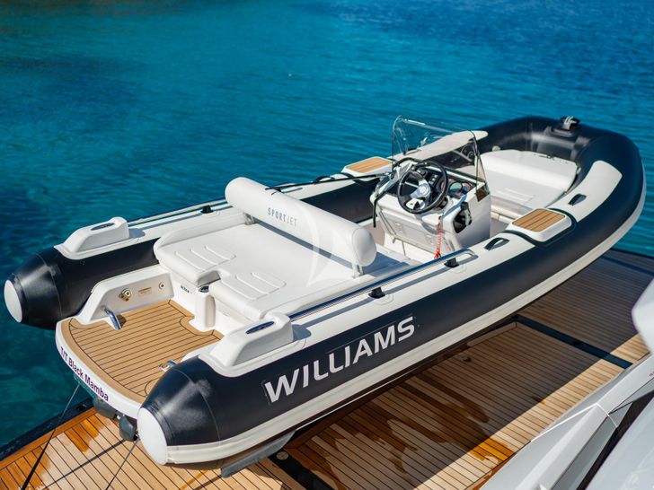 BLACK MAMBA Sunseeker 86 Yacht - tender BLACK MAMBA Sunseeker 86 Yacht - tender