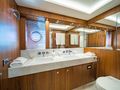 BLACK MAMBA Sunseeker 86 Yacht twin cabin bathroom