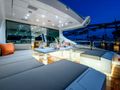 BLANC Mangusta 23m alfresco dining set up BLANC Mangusta 23m alfresco dining set up