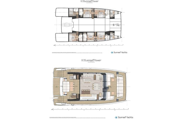 Layout for BLESSED Sunreef 80 Power - layout