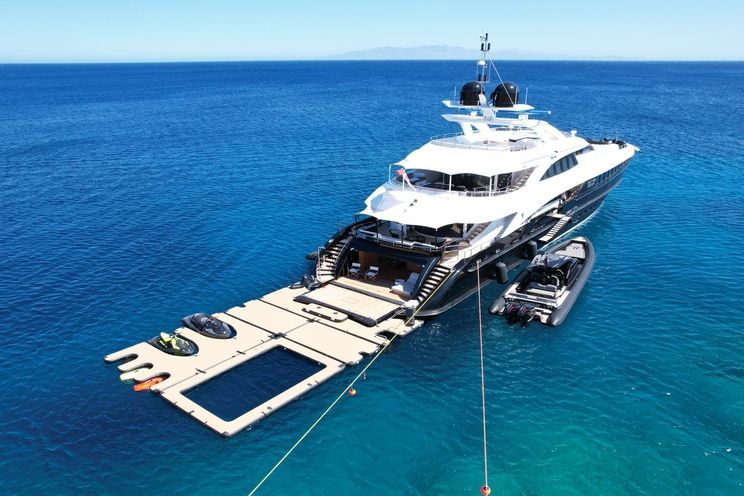 Charter Yacht BLISS - Heesen 44m - 7 Cabins - Athens - Mykonos - Paros - Cyclades - Greece