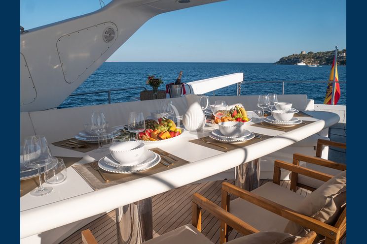 Charter Yacht BLUE GOLD - Falcon 100 - 5 Cabins - Palma - Ibiza - Mallorca - Menorca - Formentera - Balearics - Spain