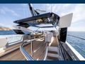 BLUE INFINITY ONE Sunseeker 95 Yacht flybridge wide shot