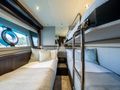 BLUE INFINITY ONE Sunseeker 95 Yacht twin cabin with Pullmans