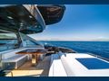BLUE SHARK Riva 66 Ribelle aft deck side shot