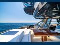 BLUE SHARK Riva 66 Ribelle aft deck