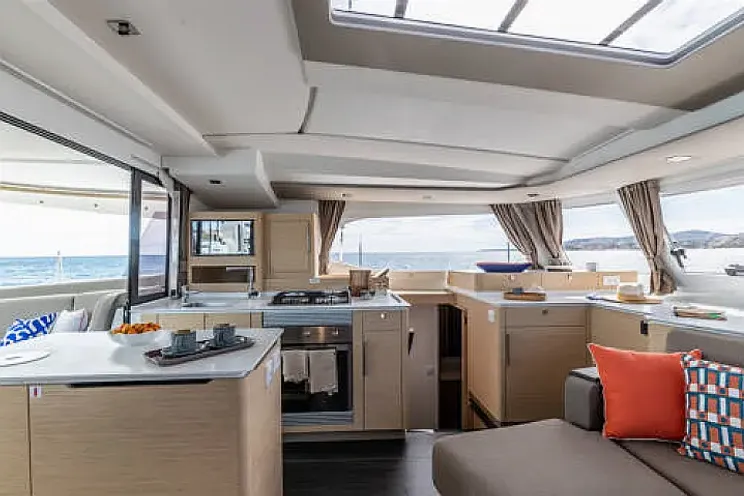 Charter Yacht BLUE ARGO - Fountaine Pajot New 44 - 4 Cabins - Athens - Mykonos - Paros - Greece