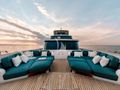 BLUE EYES Azimut Magellano 25M - foredeck lounge BLUE EYES Azimut Magellano 25M - foredeck lounge