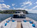 BLUE EYES Azimut Magellano 25M - foredeck sunbathing area BLUE EYES Azimut Magellano 25M - foredeck sunbathing area