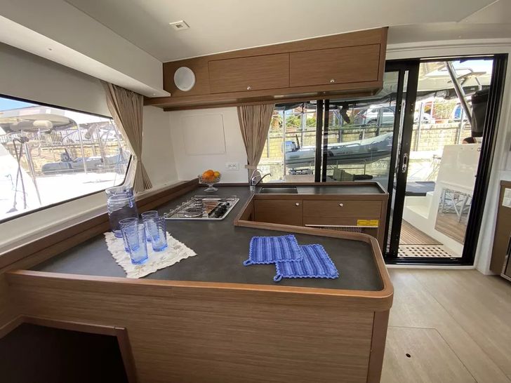 BLUE EYES Lagoon 42 - galley BLUE EYES Lagoon 42 - galley