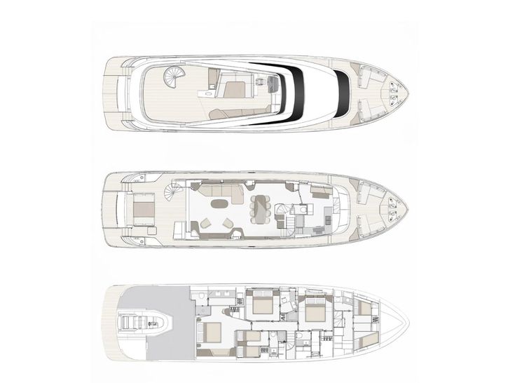 BLUE EYES Azimut Magellano 25M - layout BLUE EYES Azimut Magellano 25M - layout