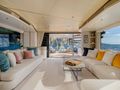 BLUE EYES Azimut Magellano 25M - main saloon lounge BLUE EYES Azimut Magellano 25M - main saloon lounge