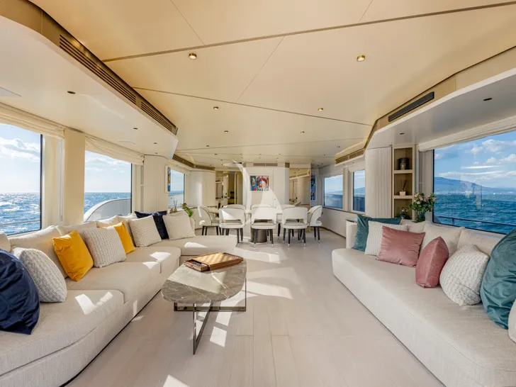 BLUE EYES Azimut Magellano 25M - main saloon BLUE EYES Azimut Magellano 25M - main saloon