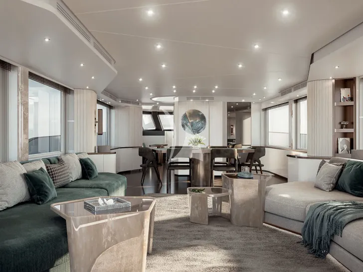 BLUE EYES Azimut Magellano 25M - saloon BLUE EYES Azimut Magellano 25M - saloon