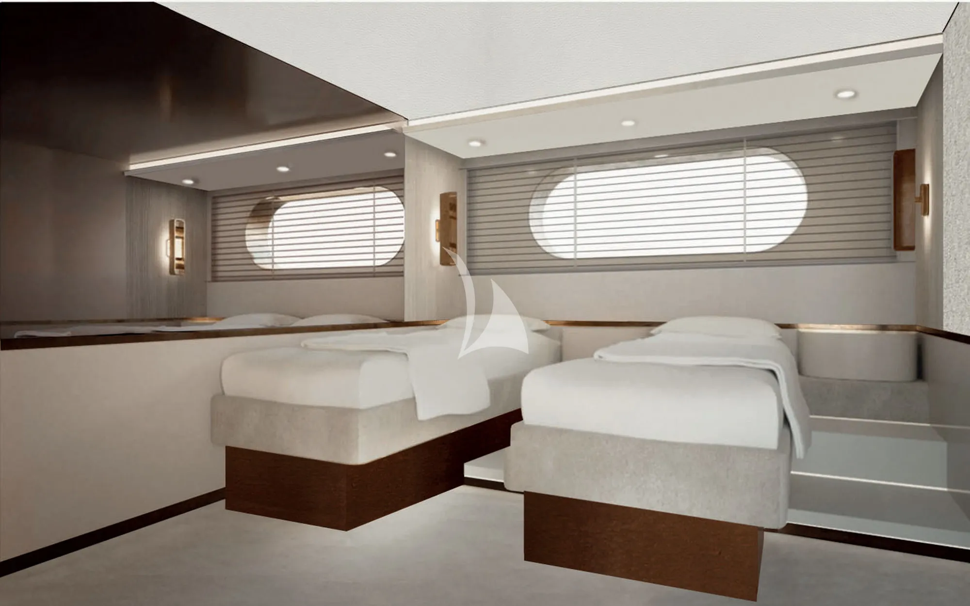 BLUE EYES Azimut Magellano 25M - twin cabin 1