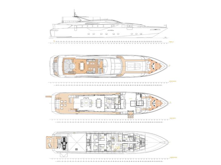 BLUE MOON Admiral 44m - layout BLUE MOON Admiral 44m - layout