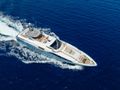 BLUE MOON Admiral 44m - top aerial shot cruising BLUE MOON Admiral 44m - top aerial shot cruising