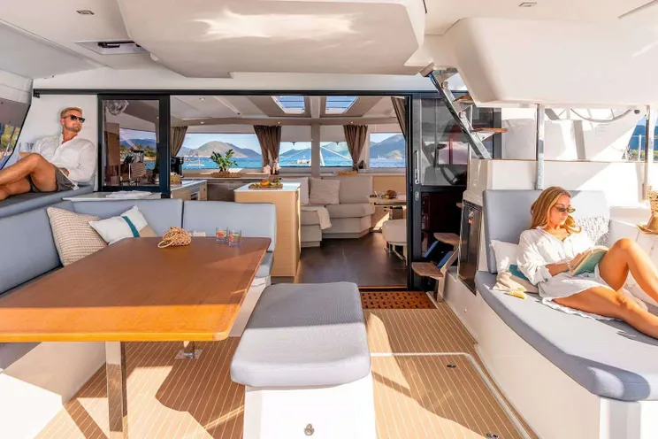 Charter Yacht BLUE ONE - Fountaine Pajot Aura 51 - 5 Cabins - Athens - Mykonos - Paros - Cyclades - Greece