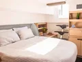 BLUE ONE Fountaine Pajot Aura 51 - master cabin bed BLUE ONE Fountaine Pajot Aura 51 - master cabin bed