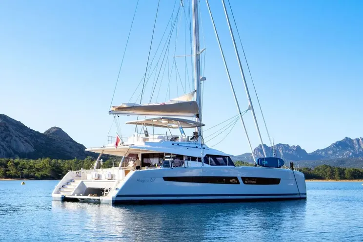 Charter Yacht BLUESATION - Fountaine Pajot Alegria 67 - 4 Cabins - Olbia - Porto Cervo - La Maddalena - Sardinia - Italy