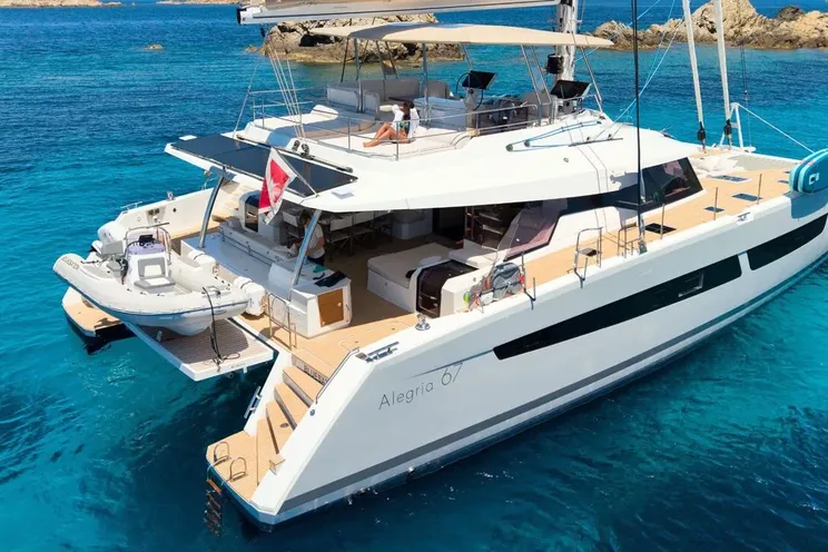 Charter Yacht BLUESATION - Fountaine Pajot Alegria 67 - 4 Cabins - Olbia - Porto Cervo - La Maddalena - Sardinia - Italy