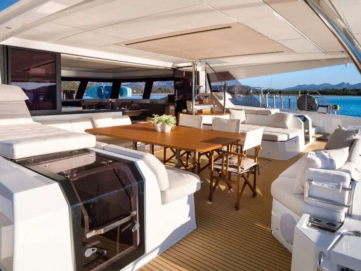 BLUESATION Fountaine Pajot Alegria 67 - main aft deck BLUESATION Fountaine Pajot Alegria 67 - main aft deck