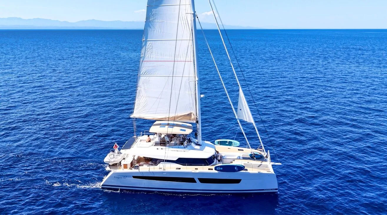 Charter Yacht BLUESATION - Fountaine Pajot Alegria 67 - 4 Cabins - Olbia - Porto Cervo - La Maddalena - Sardinia - Italy