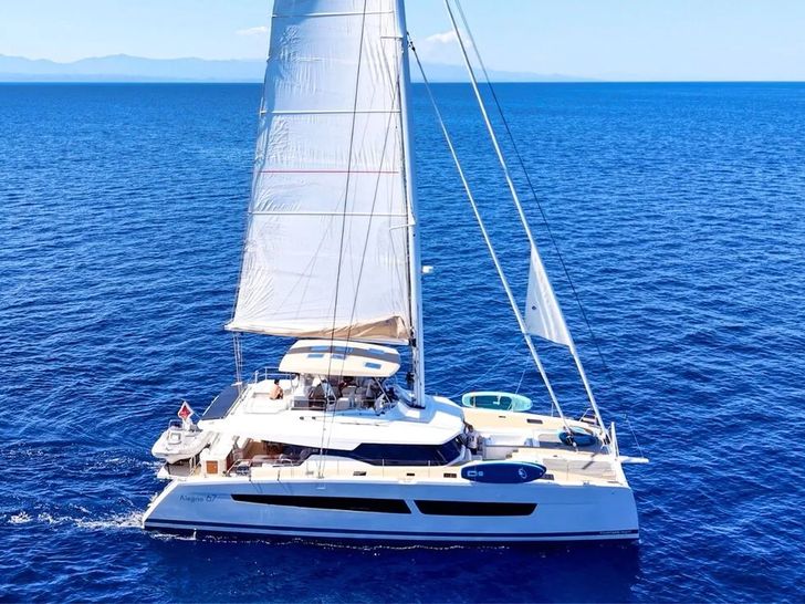 BLUESATION Fountaine Pajot Alegria 67 - sailing BLUESATION Fountaine Pajot Alegria 67 - sailing