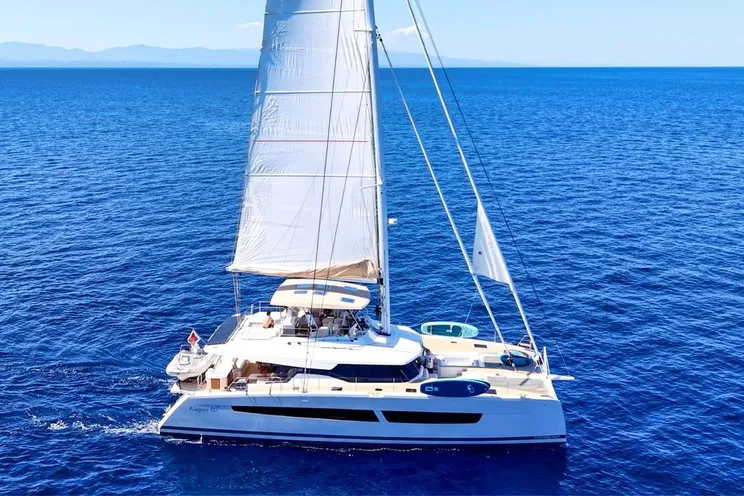 Charter Yacht BLUESATION - Fountaine Pajot Alegria 67 - 4 Cabins - Olbia - Porto Cervo - La Maddalena - Sardinia - Italy
