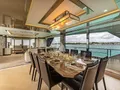 BOA VIDA Ocean Alexander 35R - main dining area BOA VIDA Ocean Alexander 35R - main dining area