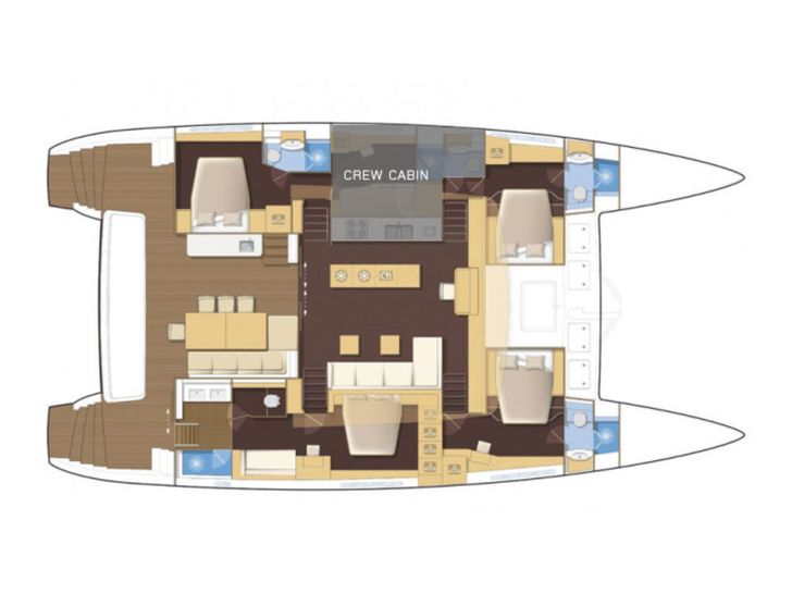 TIGER LILY Lagoon 620 - layout TIGER LILY Lagoon 620 - layout
