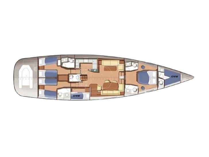 SHOOTING STAR Gianetti 65 - layout SHOOTING STAR Gianetti 65 - layout