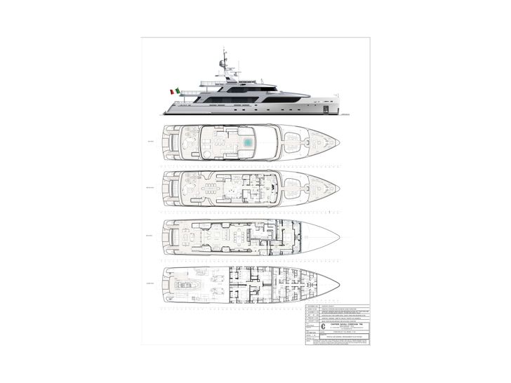 GIOIA Codecasa Vintage 43m - layout GIOIA Codecasa Vintage 43m - layout