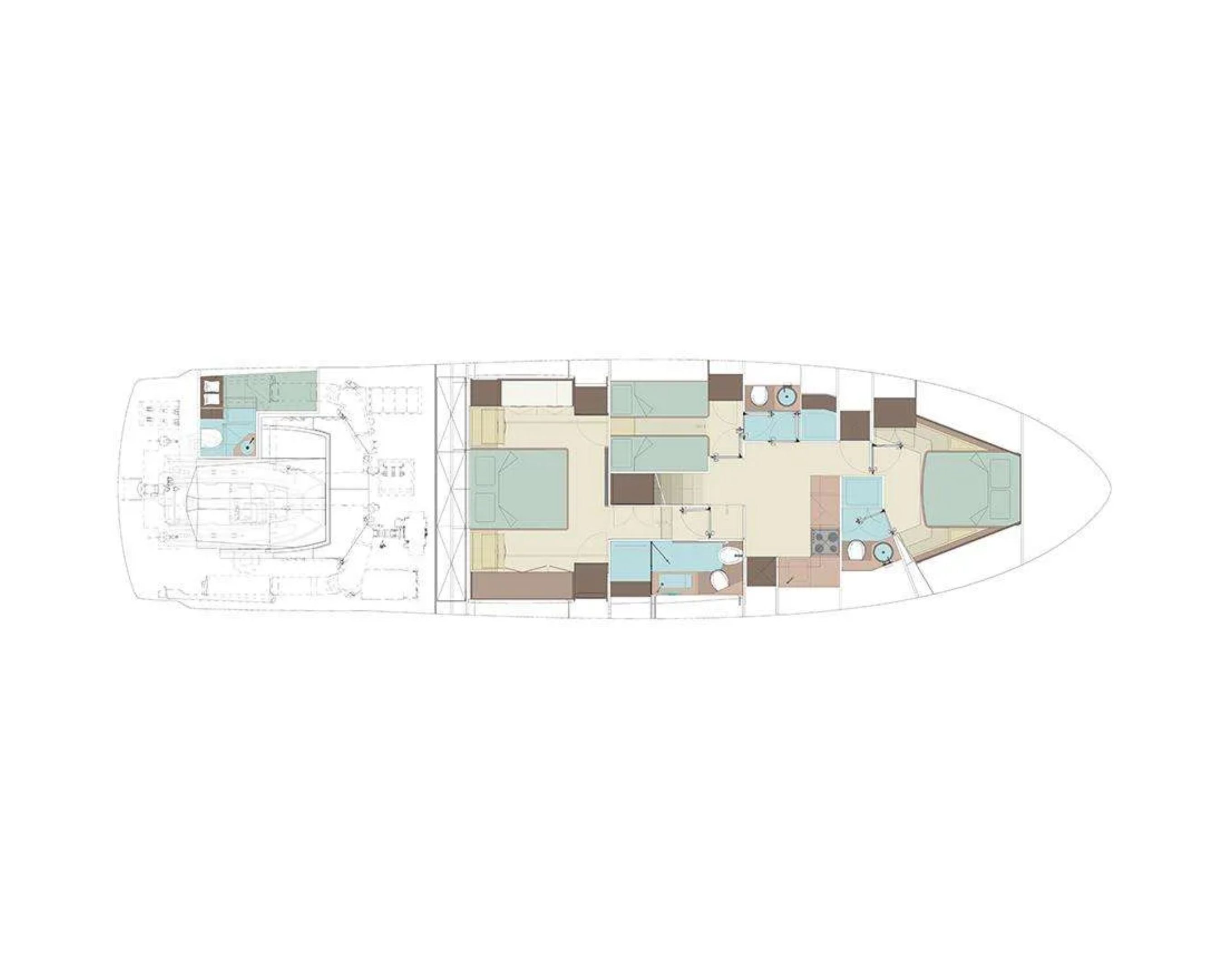 Layout for BLUE SHARK Riva 66 Ribelle - layout