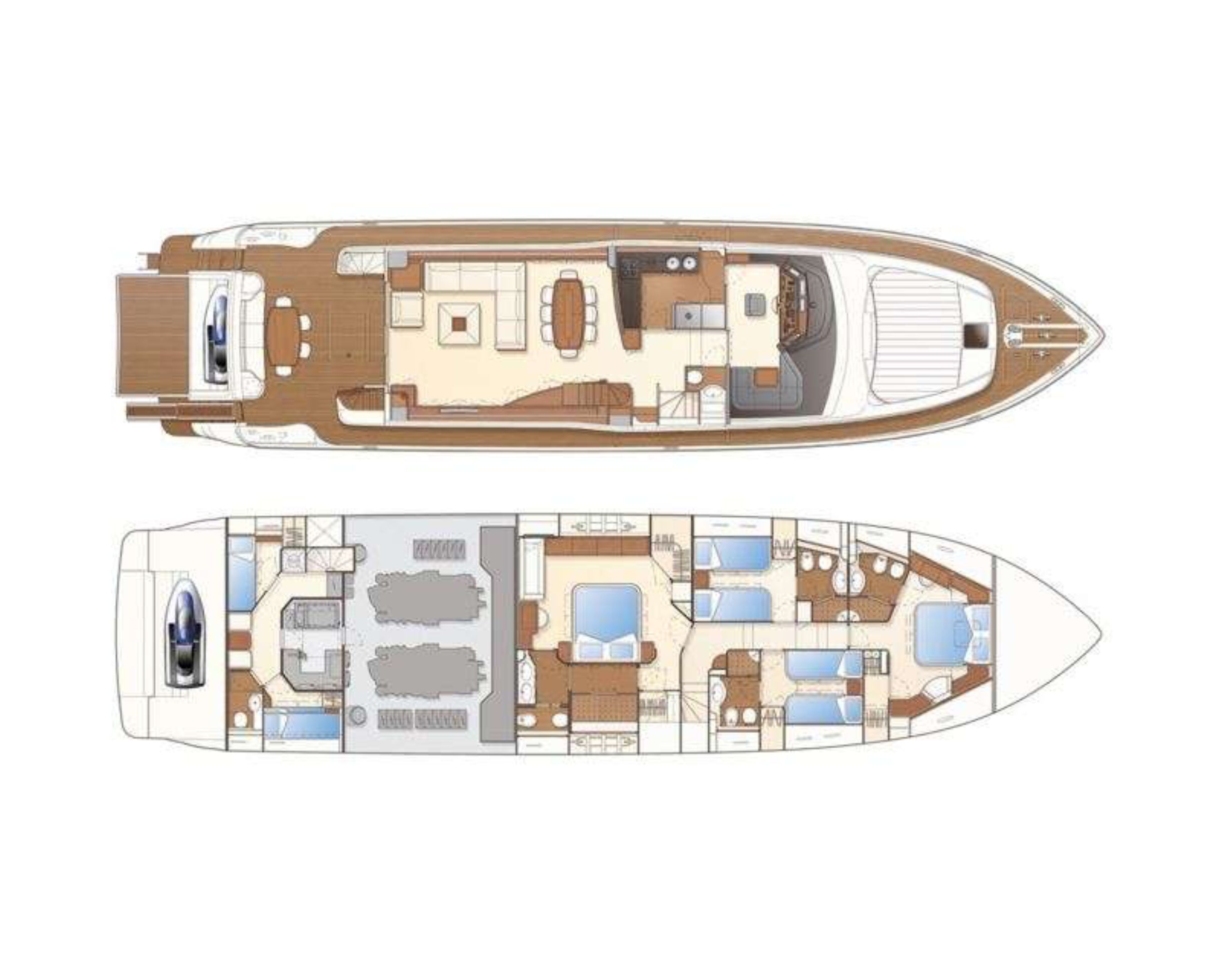 Layout for PIOLA Ferretti 830 - layout
