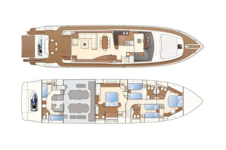Layout for PIOLA Ferretti 830 - layout