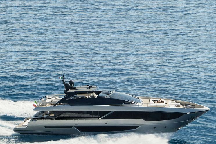 Charter Yacht ICONA - Riva 102 Corsaro Super - 5 Cabins - Mandelieu la Napoule - Cannes - Nice - Antibes - St Tropez - Monaco - French Riviera