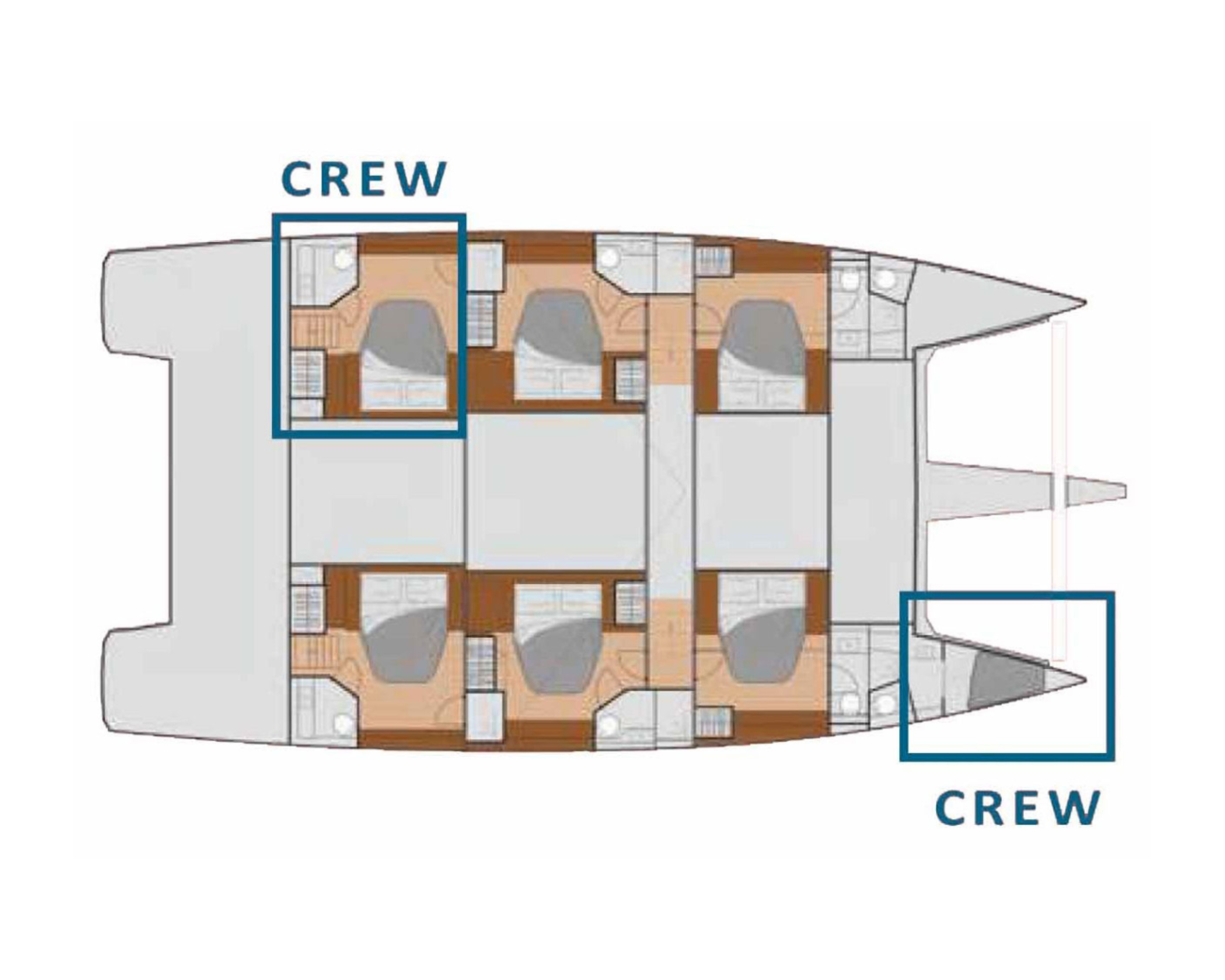 LIBERTA Fountaine Pajot Samana 59 - layout