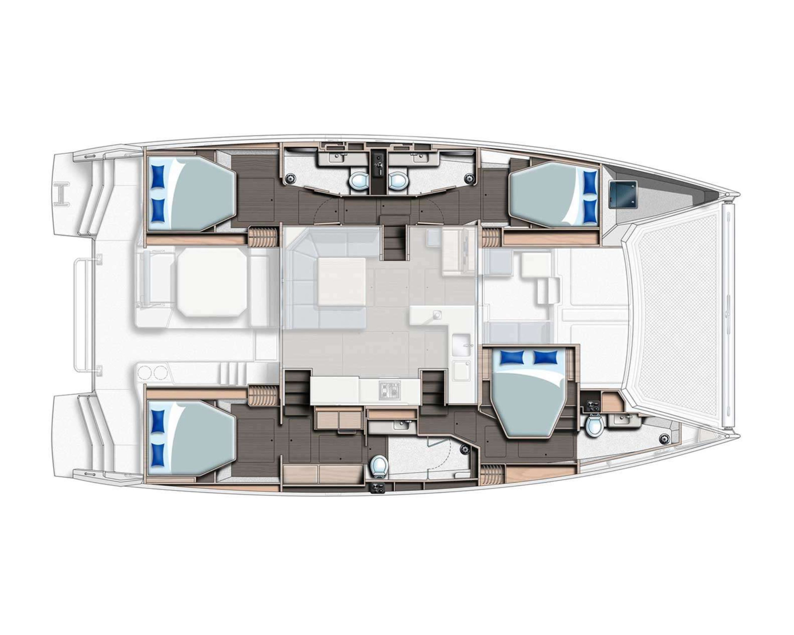 Layout for HAZEL DELLA Leopard 50 - layout