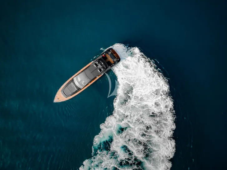 BOBY Mangusta 80 - aerial shot turning BOBY Mangusta 80 - aerial shot turning