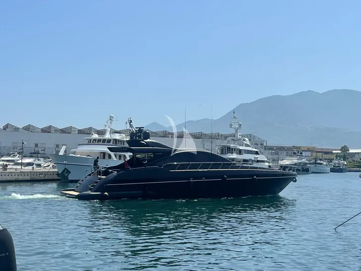 BOBY Mangusta 80 - leaving the port BOBY Mangusta 80 - leaving the port