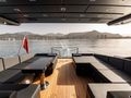 BOBY Mangusta 80 seating area on the flybridge