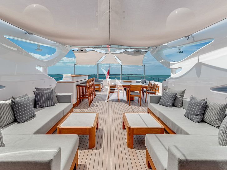 BON VIVANT 50m Codecasa Upper Aft Deck BON VIVANT 50m Codecasa Upper Aft Deck