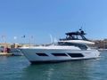 BREEZE Ferretti 720 - anchored side profile BREEZE Ferretti 720 - anchored side profile