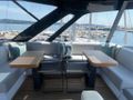 BREEZE Ferretti 720 - flybridge seating area BREEZE Ferretti 720 - flybridge seating area