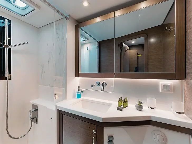 BUENA SUERTE Lagoon 470 - cabin 2 bathroom BUENA SUERTE Lagoon 470 - cabin 2 bathroom